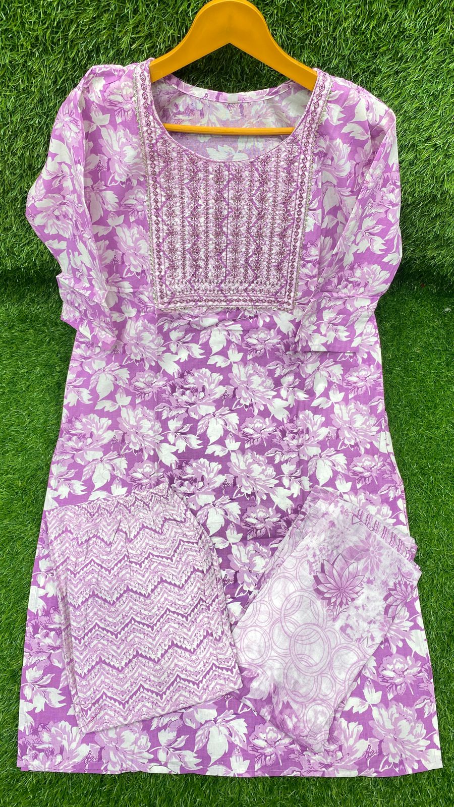 Jaipuri cotton  Work 3 pcs