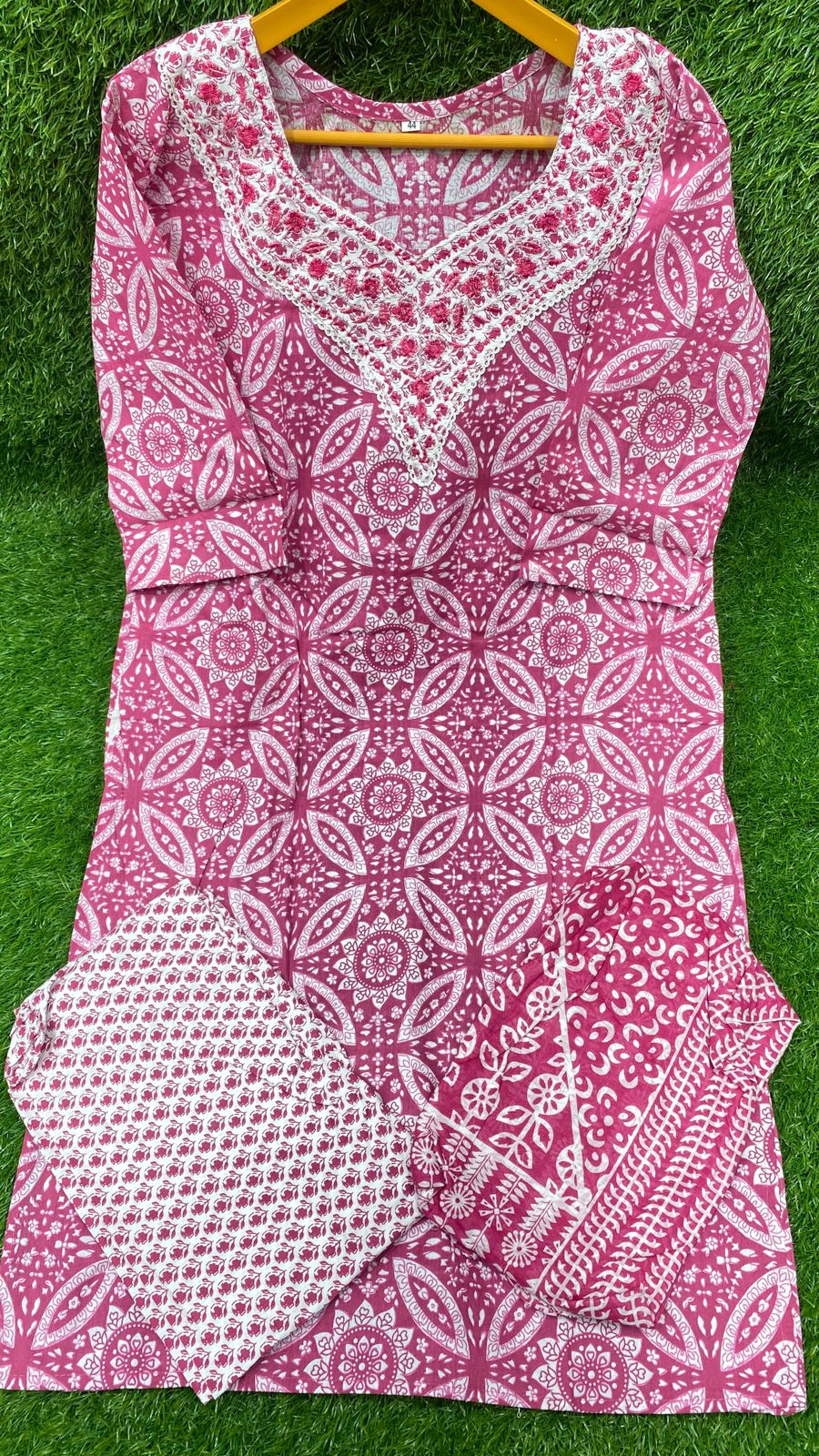 Jaipuri cotton  Work 3 pcs