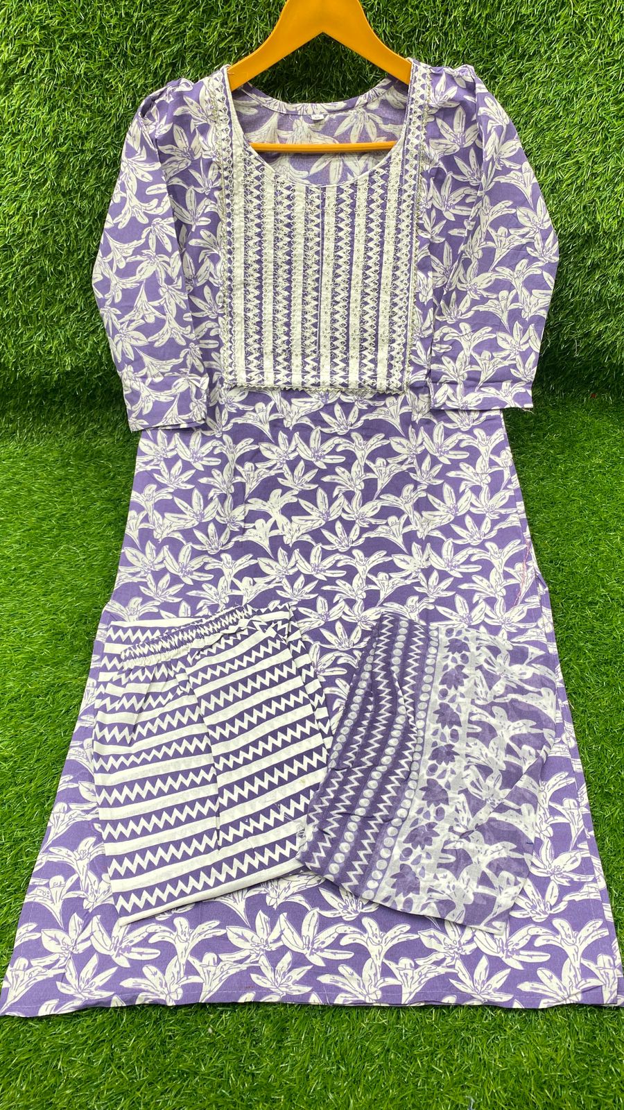 Jaipuri cotton  Work 3 pcs