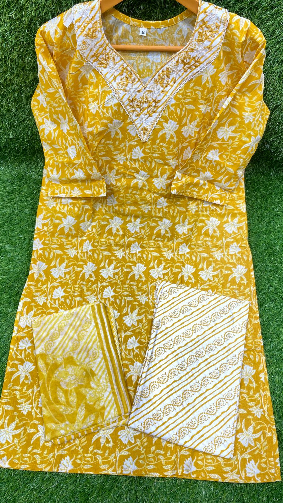 Jaipuri cotton  Work 3 pcs
