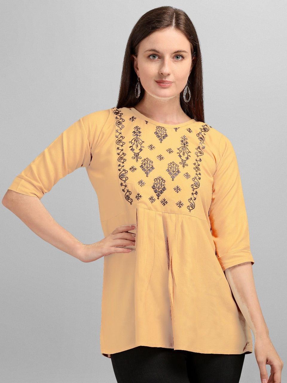 Women's fancy tunique with digital print